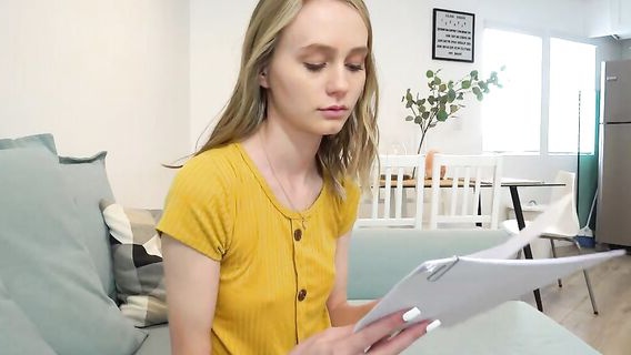 A student having sex with a debt collector